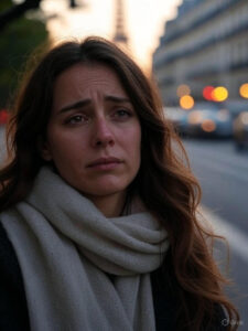 Criança em ambiente familiar disfuncional representando trauma infantil