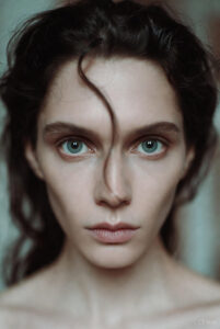 Ilustração representando o conceito de narcisismo, com foco em autoimagem e reflexão