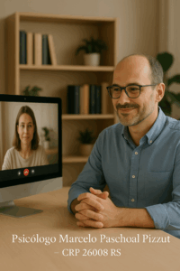 Psicólogo Marcelo Paschoal Pizzut atendendo online
