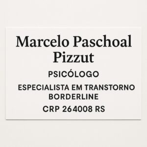 Marcelo Paschoal Pizzut, Psicólogo Especializado em TPB