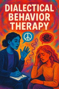 Ilustração sobre a Terapia Comportamental Dialética (TCD)