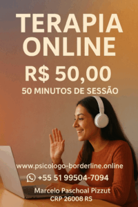 Ilustração da psicoterapia online e presencial em 2025