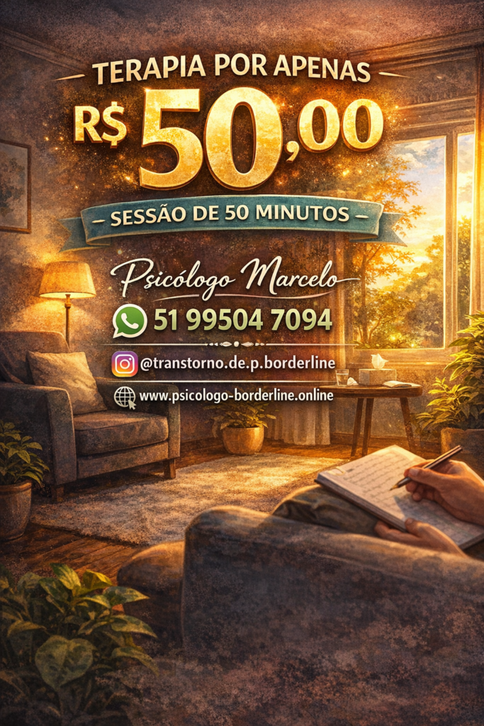 Terapia online para Borderline com preço social de R$ 50
